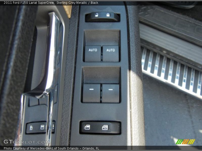 Sterling Grey Metallic / Black 2011 Ford F150 Lariat SuperCrew