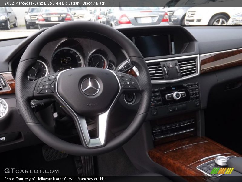 Black / Black 2012 Mercedes-Benz E 350 4Matic Sedan