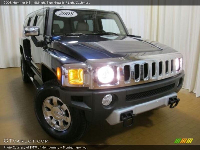 Midnight Blue Metallic / Light Cashmere 2008 Hummer H3