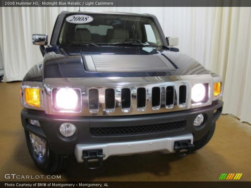 Midnight Blue Metallic / Light Cashmere 2008 Hummer H3