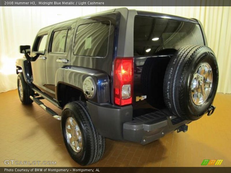 Midnight Blue Metallic / Light Cashmere 2008 Hummer H3