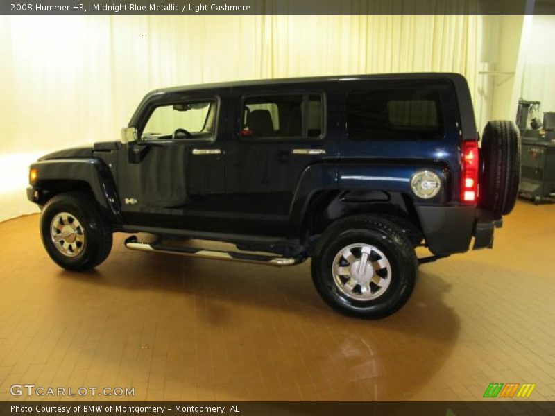 Midnight Blue Metallic / Light Cashmere 2008 Hummer H3