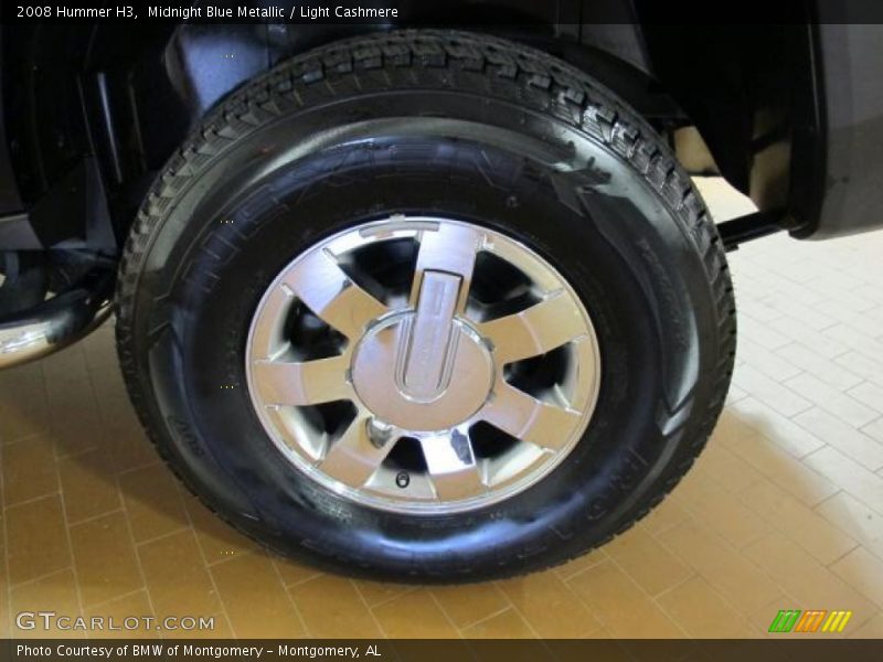 Midnight Blue Metallic / Light Cashmere 2008 Hummer H3