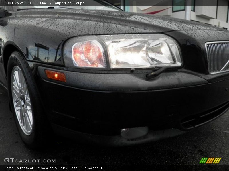 Black / Taupe/Light Taupe 2001 Volvo S80 T6