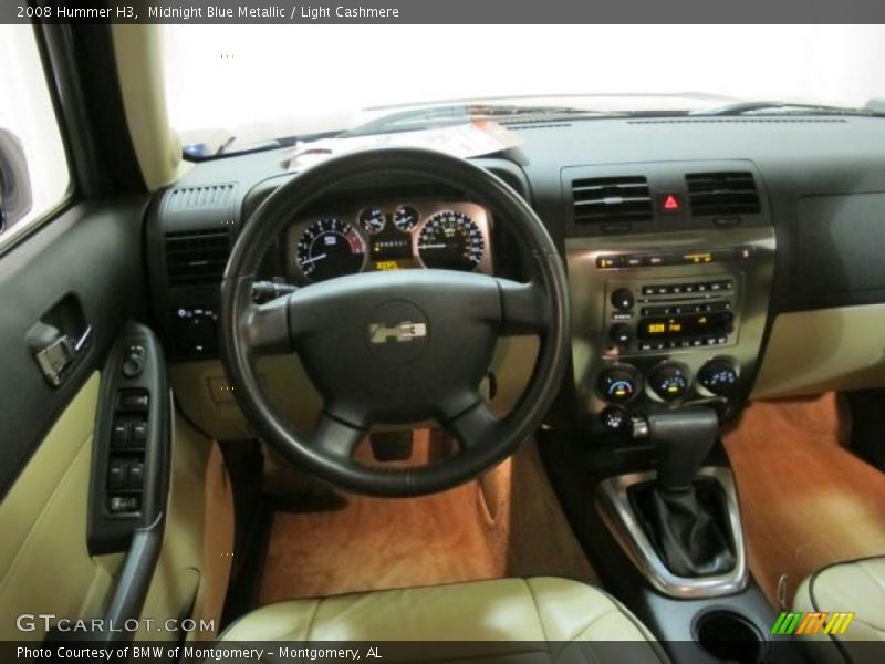 Midnight Blue Metallic / Light Cashmere 2008 Hummer H3