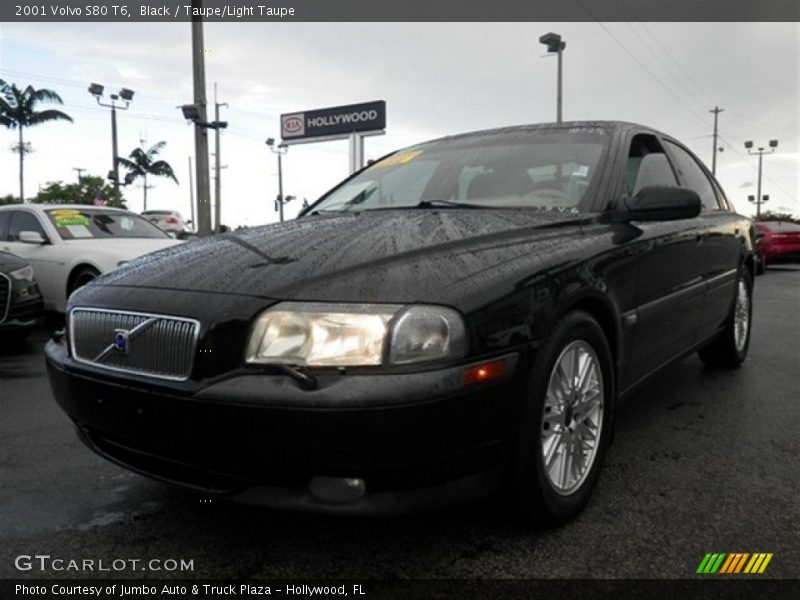 Black / Taupe/Light Taupe 2001 Volvo S80 T6