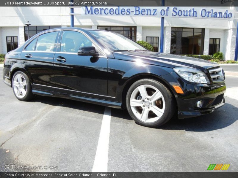 Black / Almond/Mocha 2010 Mercedes-Benz C 300 Sport