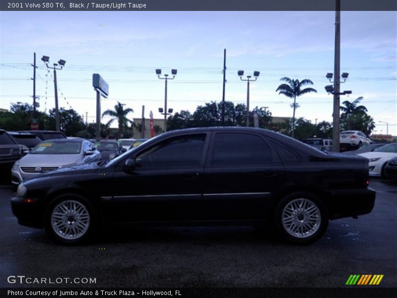Black / Taupe/Light Taupe 2001 Volvo S80 T6