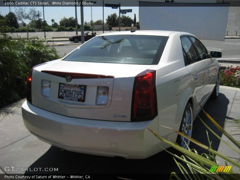 White Diamond / Ebony 2005 Cadillac CTS Sedan