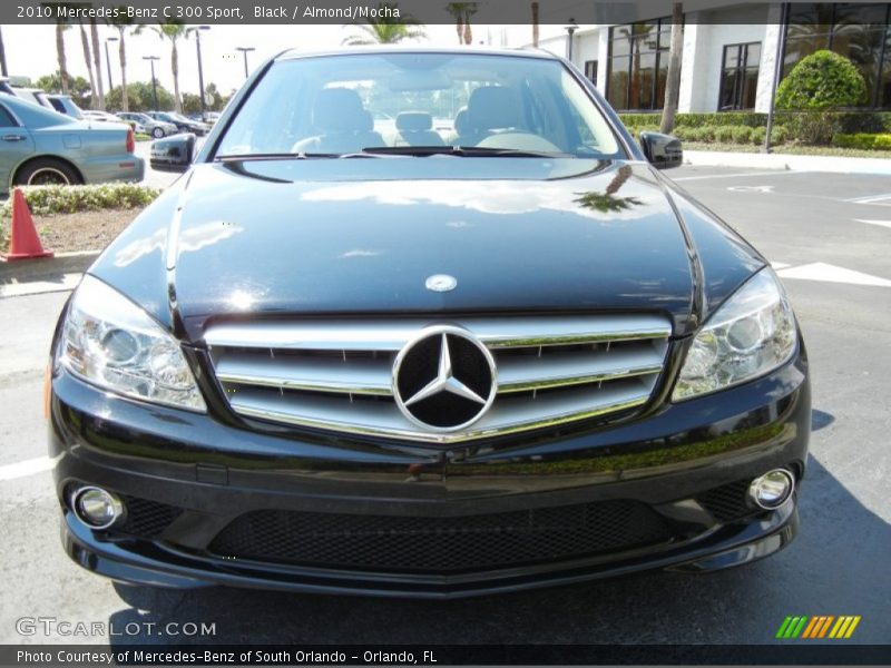 Black / Almond/Mocha 2010 Mercedes-Benz C 300 Sport