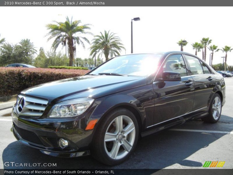 Black / Almond/Mocha 2010 Mercedes-Benz C 300 Sport