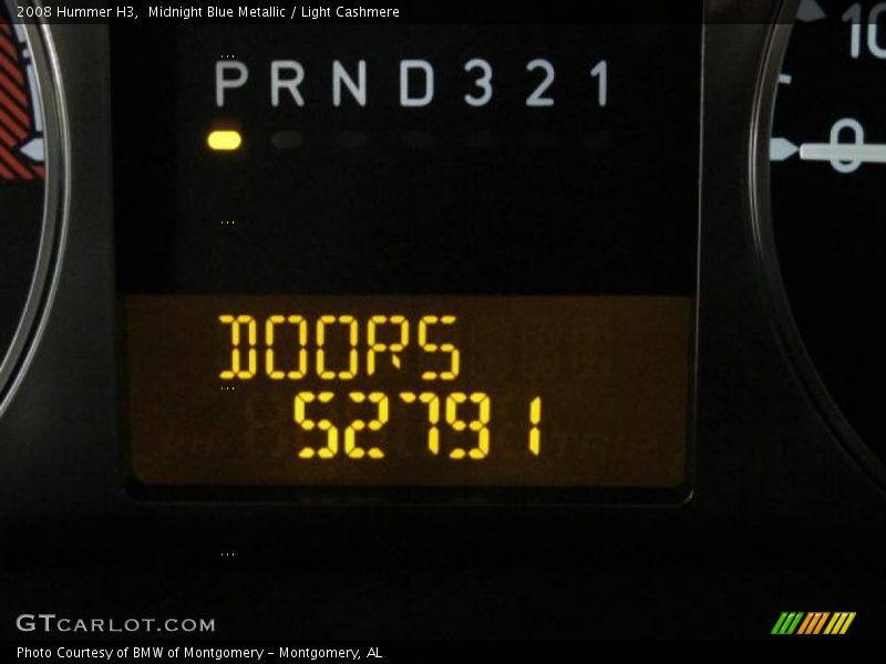 Midnight Blue Metallic / Light Cashmere 2008 Hummer H3