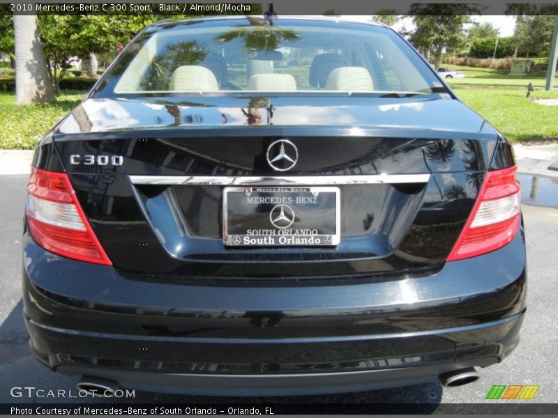 Black / Almond/Mocha 2010 Mercedes-Benz C 300 Sport