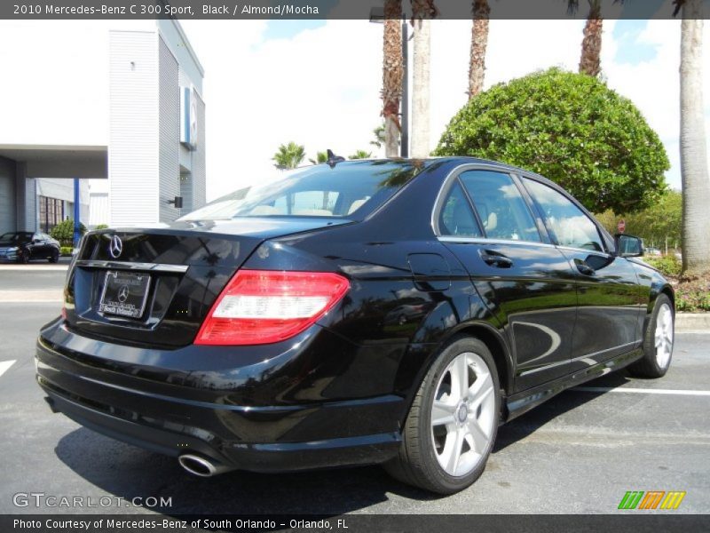 Black / Almond/Mocha 2010 Mercedes-Benz C 300 Sport