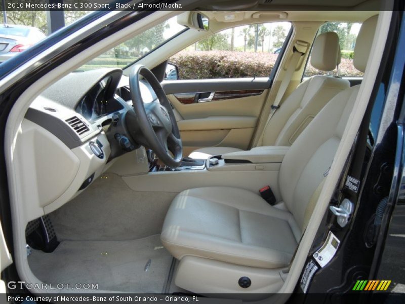 Black / Almond/Mocha 2010 Mercedes-Benz C 300 Sport