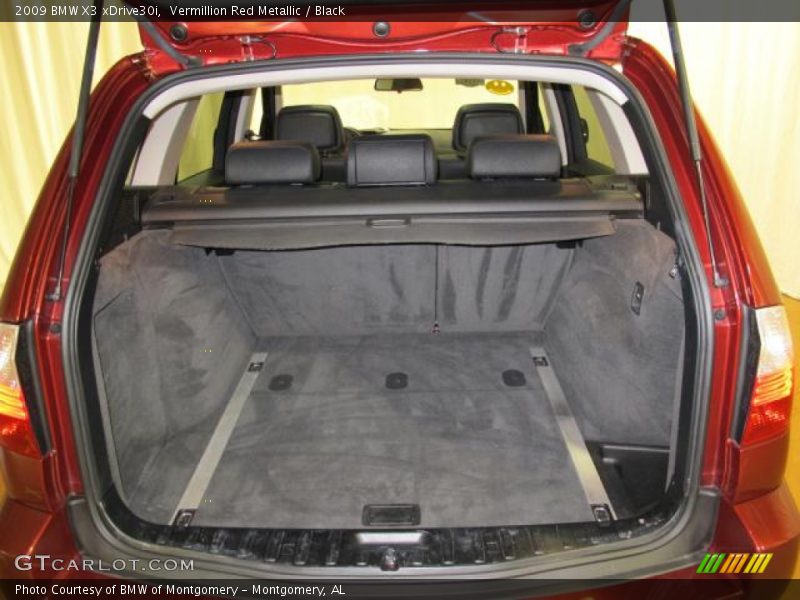 Vermillion Red Metallic / Black 2009 BMW X3 xDrive30i
