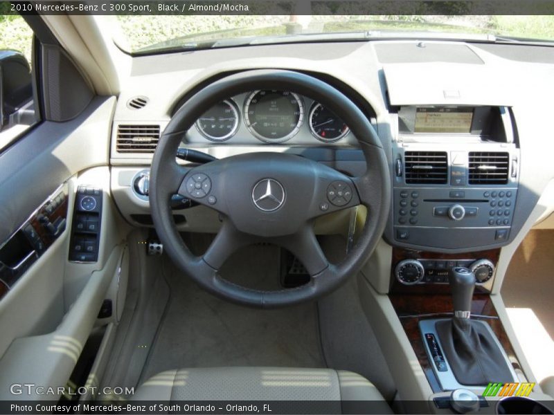 Black / Almond/Mocha 2010 Mercedes-Benz C 300 Sport