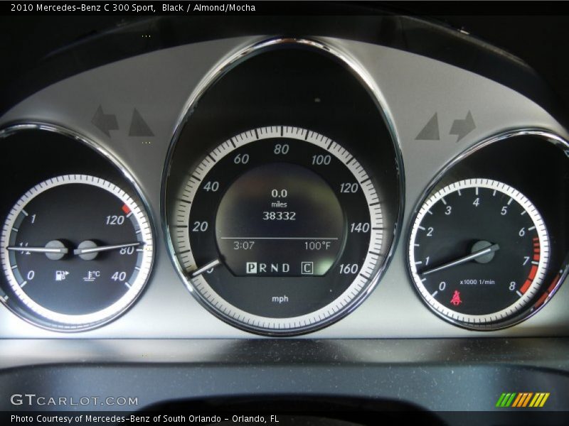 Black / Almond/Mocha 2010 Mercedes-Benz C 300 Sport