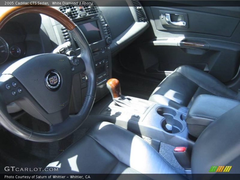 White Diamond / Ebony 2005 Cadillac CTS Sedan