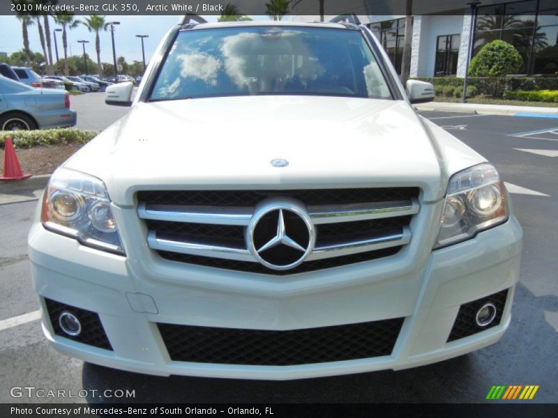 Arctic White / Black 2010 Mercedes-Benz GLK 350