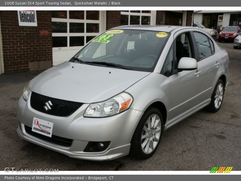 Quicksilver Metallic / Black 2008 Suzuki SX4 Sport Touring Sedan