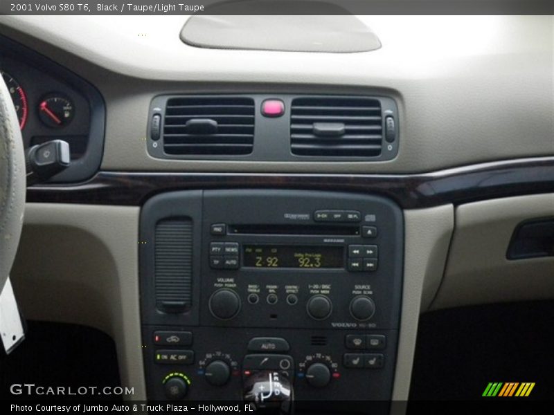 Black / Taupe/Light Taupe 2001 Volvo S80 T6