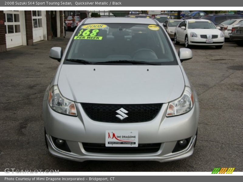 Quicksilver Metallic / Black 2008 Suzuki SX4 Sport Touring Sedan