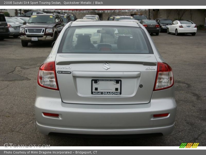 Quicksilver Metallic / Black 2008 Suzuki SX4 Sport Touring Sedan