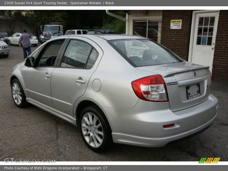 Quicksilver Metallic / Black 2008 Suzuki SX4 Sport Touring Sedan