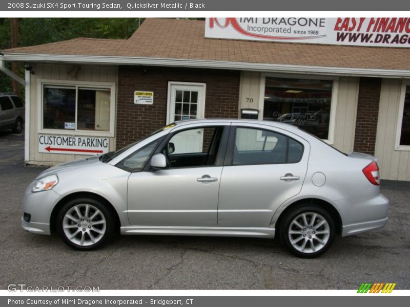 Quicksilver Metallic / Black 2008 Suzuki SX4 Sport Touring Sedan