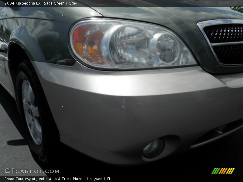 Sage Green / Gray 2004 Kia Sedona EX