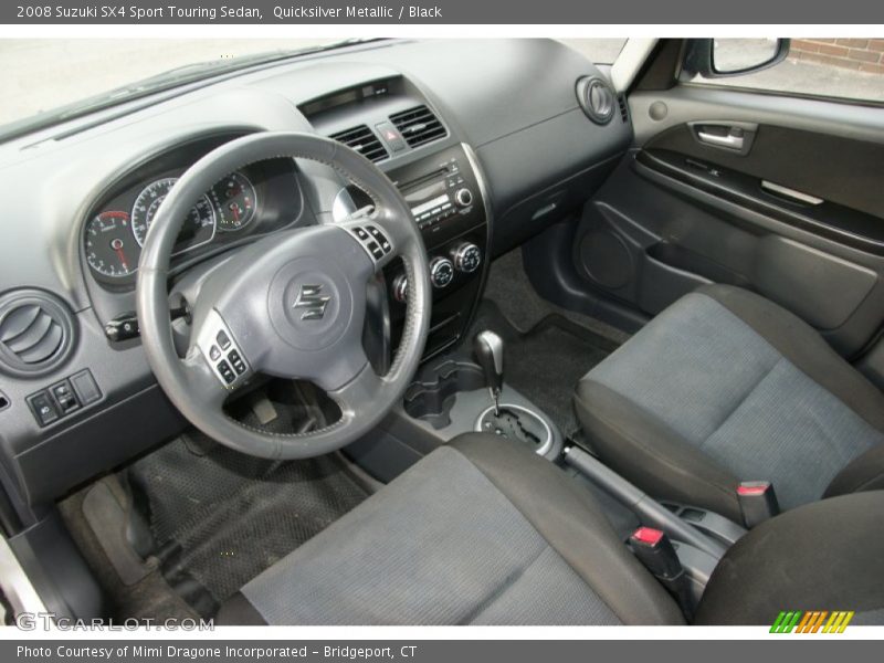 Quicksilver Metallic / Black 2008 Suzuki SX4 Sport Touring Sedan