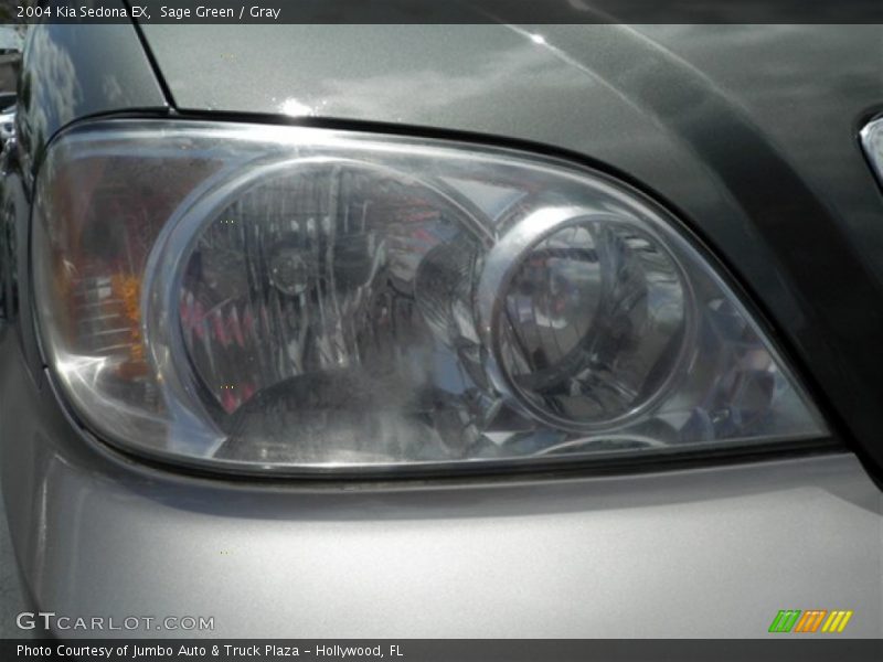 Sage Green / Gray 2004 Kia Sedona EX