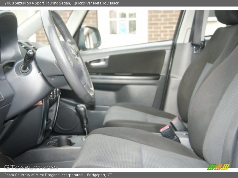Quicksilver Metallic / Black 2008 Suzuki SX4 Sport Touring Sedan