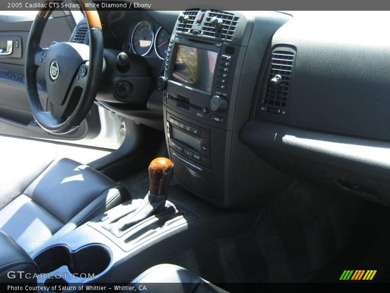 White Diamond / Ebony 2005 Cadillac CTS Sedan