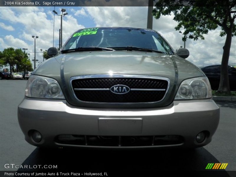 Sage Green / Gray 2004 Kia Sedona EX