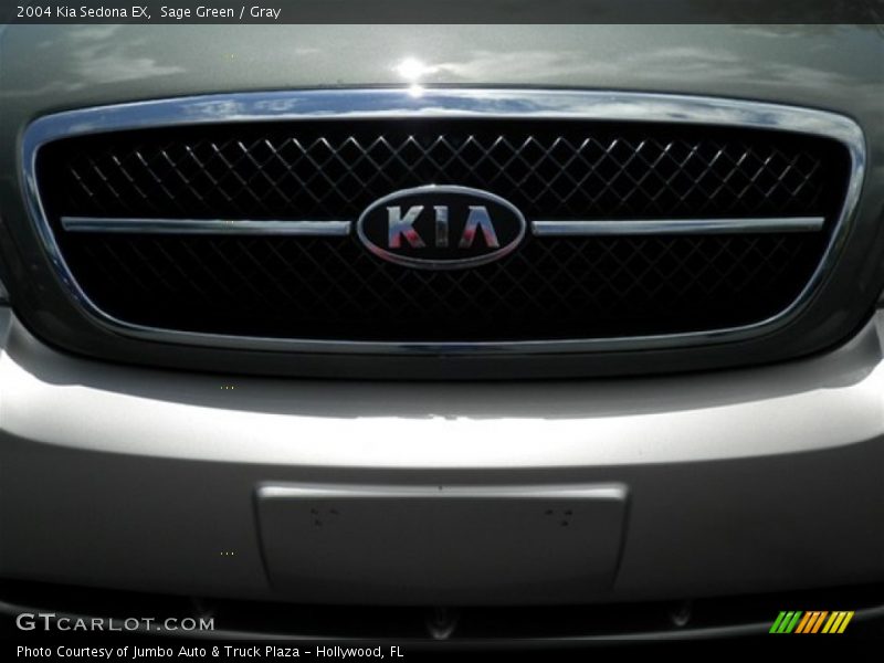 Sage Green / Gray 2004 Kia Sedona EX