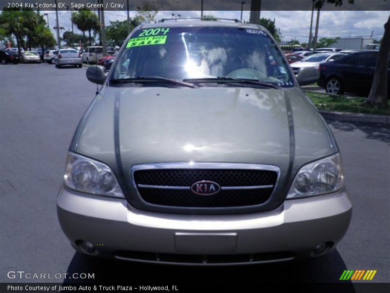 Sage Green / Gray 2004 Kia Sedona EX