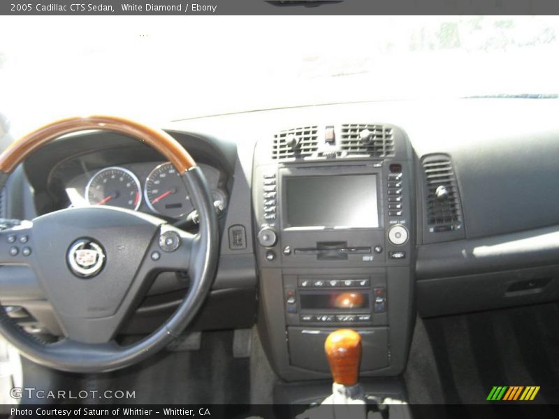 White Diamond / Ebony 2005 Cadillac CTS Sedan