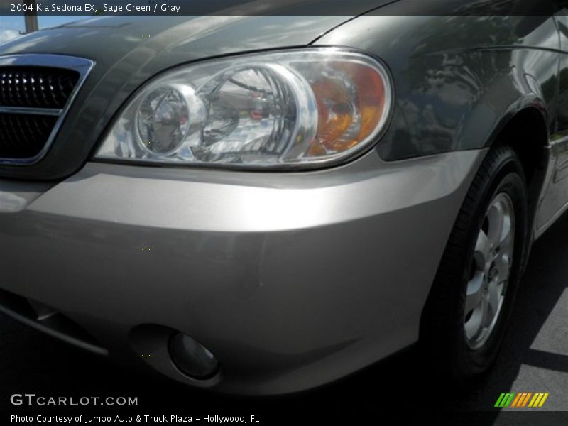Sage Green / Gray 2004 Kia Sedona EX