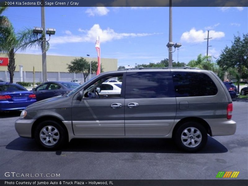 Sage Green / Gray 2004 Kia Sedona EX