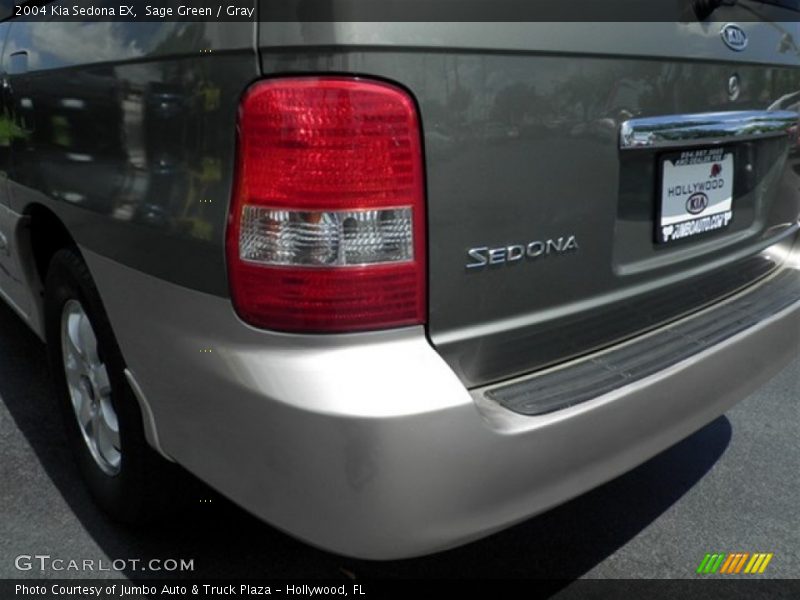 Sage Green / Gray 2004 Kia Sedona EX