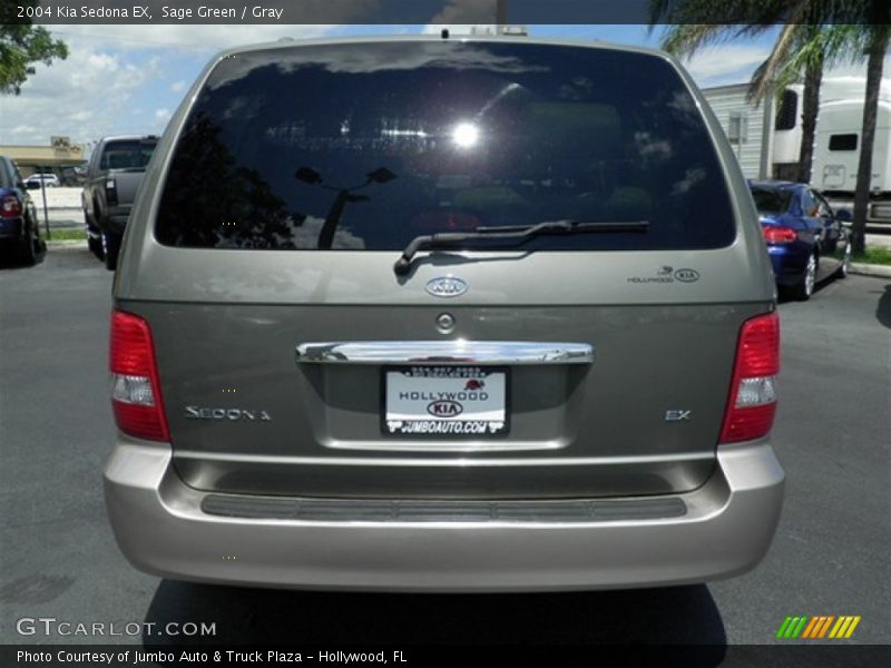 Sage Green / Gray 2004 Kia Sedona EX