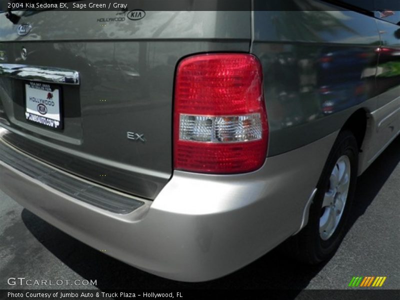 Sage Green / Gray 2004 Kia Sedona EX