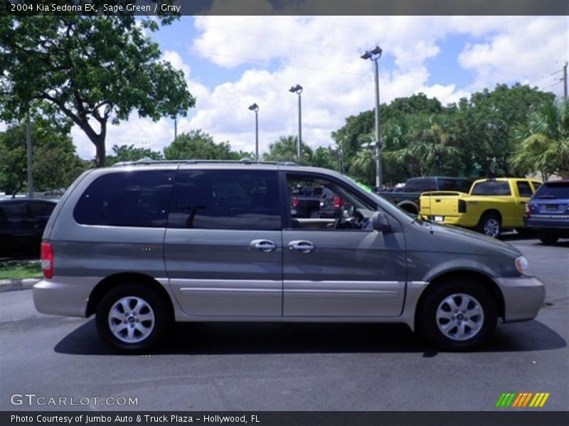 Sage Green / Gray 2004 Kia Sedona EX