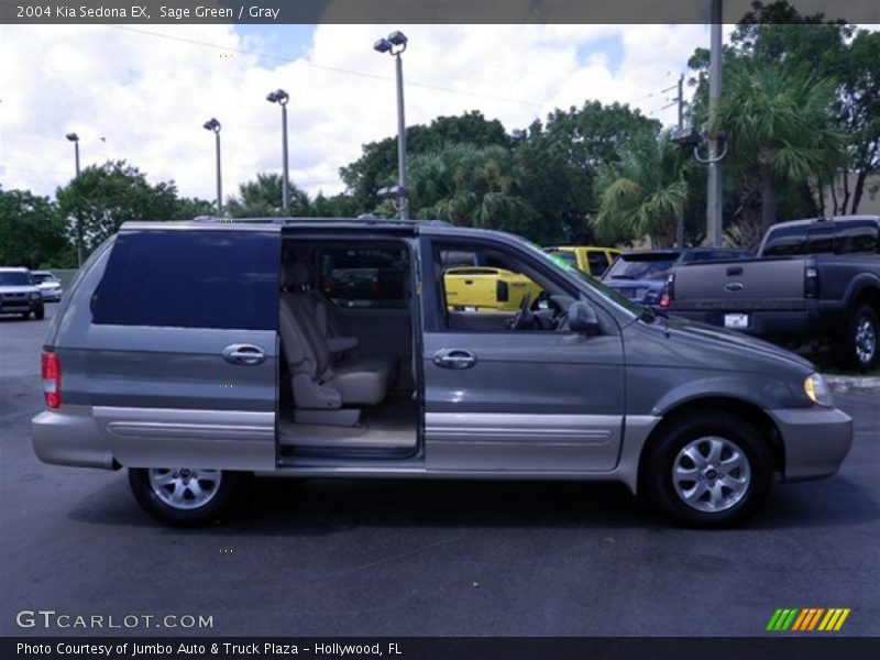 Sage Green / Gray 2004 Kia Sedona EX