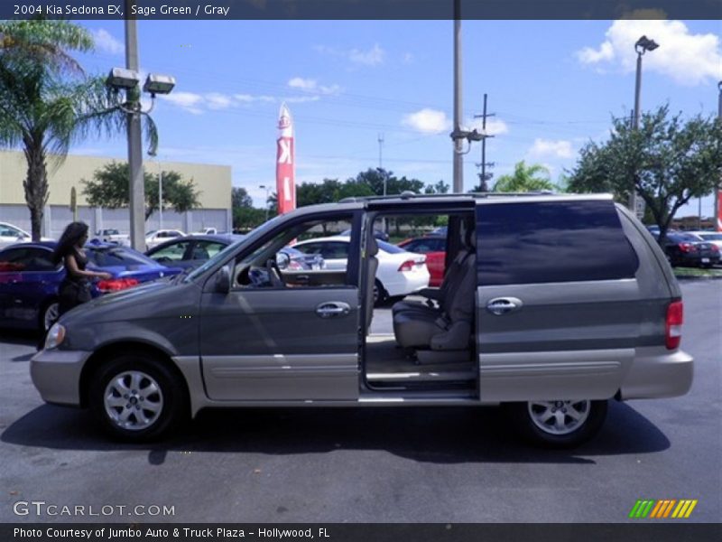 Sage Green / Gray 2004 Kia Sedona EX