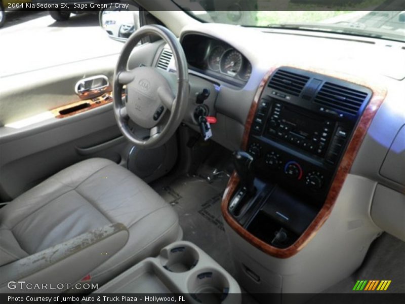 Sage Green / Gray 2004 Kia Sedona EX