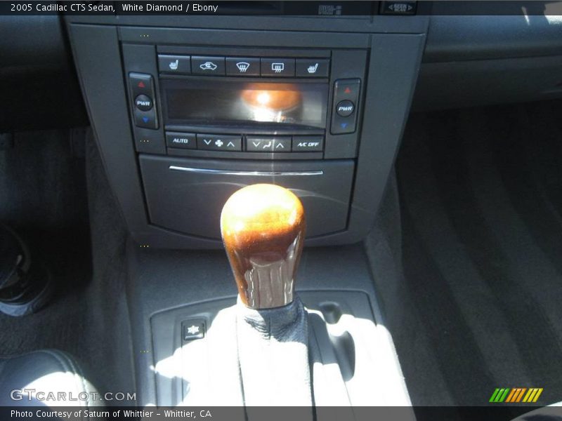 White Diamond / Ebony 2005 Cadillac CTS Sedan