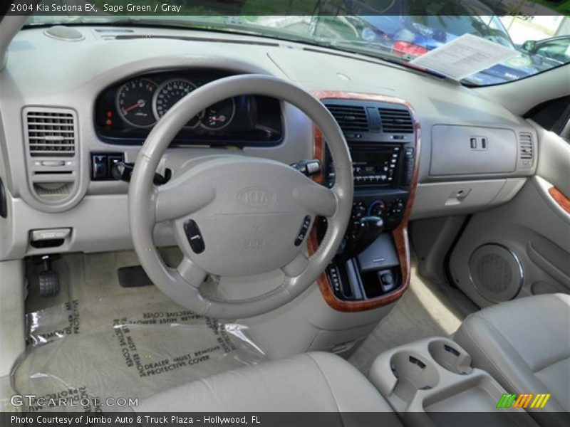 Sage Green / Gray 2004 Kia Sedona EX